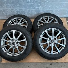 【中古】BRIDGESTONE BLIZZAK VRX2 165/65R14 18年 6-7mm Hot Staff Exceeder 14*5.5J IS45 PCD100*4【スタッドレス】