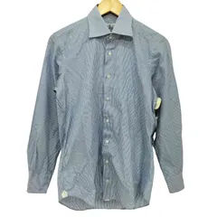 Emanuel Berg エマニュエルバーグ 定6.3万 三越伊勢丹 世界有数伊製生地 THOMAS MASON ボタンダウン 長袖 ドレスシャツ 43 ▲030▼w0613_13 Emanuel Berg エマニュエルバーグ 定価5.3万 三越伊勢丹取扱