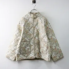 美品 2024年 サマンサモスモス Samansa Mos2 SM2 ダイヤキルトリバーシブルジャケット F フラワー柄×ベージュ┃ブルゾン【2400014618242】