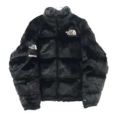 SUPREME (シュプリーム) 20AW×THE NORTH FACE Faux Fur Nuptse Jacket ノースフェイス ファー ヌプシ ダウンジャケット ブラック NF0A55VT