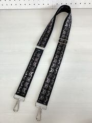 ハンドメイド＊ショルダーストラップ スタッズ柄シルバー(948)