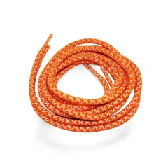 反射 靴紐 シューレース 120cm 丸タイプ リフレクター 濃いオレンジ 1足分2本入り 靴ひも 丸 おすすめ 登山 丸紐 スポーツ 太い アウトドア 結び方 スニーカー くつひも 長さ ほどけない 光る 安全 反射 子供 メンズ