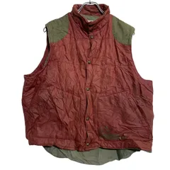 DIESEL 中綿ベスト M 程 エンジ ディーゼル スナップボタン モックネック アウトドア 古着卸 アメリカ仕入 a612-5874