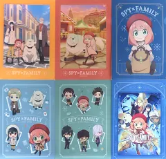【中古】クリアファイル 全6種セット A4オリジナルクリアファイル 「劇場版 SPY×FAMILY CODE： White×ローソン」 対象商品購入特典