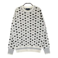 サイズ：L CALLAWAY キャロウェイ  ウール混 ニットセーター 総柄 ホワイト系 [240101435063] ゴルフウェア レディース ストスト