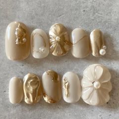 【現品】お花ネイルチップ