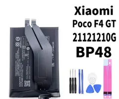 国内発送 純正同等新品! Xiaomi POCO F4 GT バッテリー BP48 21121210G 電池パック交換 内蔵battery 両面テープ 修理工具付き