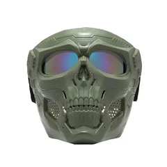 新品 [THREE RABBITS]スケルトンマスク スカルフェイス - 耐久性 アウトドアスポーツ トレーニング サバイバルゲーム ハロウィン 仮装 骸骨 かっこいい ユニーク