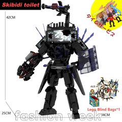 【Skibidi toilet lego:Battle Damaged Titans TV Man ！】バトルダメージド・タイタンズTVマン ブロック レゴ互換 Roblox game グッズ 知
