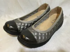 RakkuRakku ラックラック 空飛ぶパンプス メタリック 23.5cm