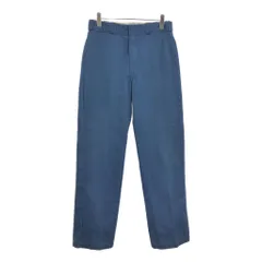 90年代 USA製 Dickies ディッキーズ 874 ワークパンツ ネイビー(メンズ W33 L32)中古 古着 V1333