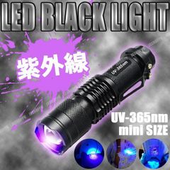 ブラックライト LED ネイル　懐中電灯　紫外線 軽量
