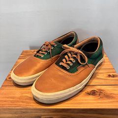 VANS CALIFORNIA バンズ カリフォルニア 海外輸入 レザー × ウールフェルト タータンチェック 27.0cm
