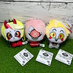 BANPREST バンプレスト  ハズビン・ホテルへようこそ　ぬいぐるみ vol.4  チャーリー・モーニングスター  ルシファー・モーニングスター  チェリー・ボム  新品　未使用　タグ付き