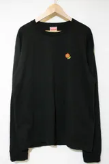 【中古】 KENZO メンズロンT L KENZO/POPエンブロイダリーTシャツ/L/黒 ブラック/FF55TS5294SG