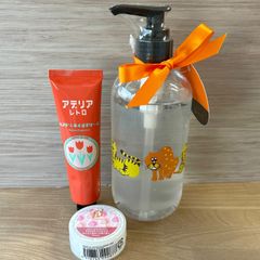 ほんやら堂　アデリアレトロ　ハンドソープ ゆずの香り ハンドクリーム　まかないこすめ ハンドクリーム