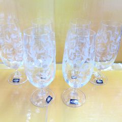 BOHEMIA ボヘミア クリスタル ビアグラス ６客セット　公田店