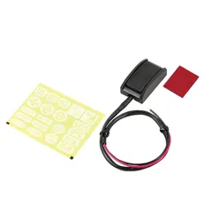 エーモン(amon) 貼り付けプッシュスイッチ ON-OFF DC12V・200mA 3223