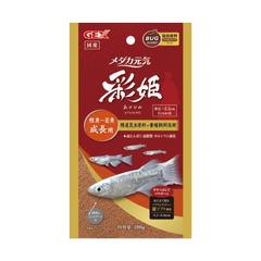 【新商品】 GEX メダカ元気 彩姫 成長用 100g メダカのエサ