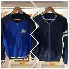 【リバーシブル】POLO ジップアップジャケット
