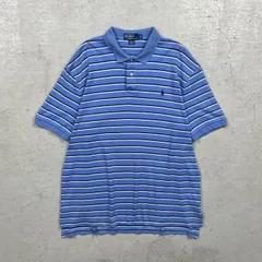 Polo by Ralph Lauren ポロバイラルフローレン ポロシャツ Tシャツ地 ボーダー柄 メンズXL 【SS2506】