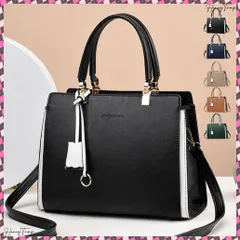 送料無料 トートバッグ レディースショルダーバッグ バイカラー 3way 斜めがけバッグ 大容量 ハンドバッグ 大人女子 PUレザーかばん オフィスカジュアル 肩掛けかばん 合皮通勤バッグOL 手提げbag 韓国 きれいめ鞄春夏秋冬