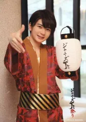 【中古】生写真(ジャニーズ) HiHi Jet/高橋優斗/膝上・法被赤・右手差し出し・左手提灯/ジャニーズJr. 祭り