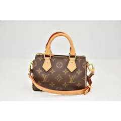 ヴィトン モノグラム ナノスピーディ ハンドバッグ ミニボストン 2WAY ショルダーバッグ M81085【新品】