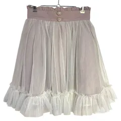 B057 Secret Honey シークレットハニー スカート フレア ひざ丈 ピンク レース カジュアル レディース 2