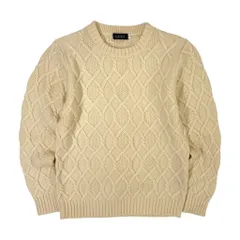 BARNEYS NEWYORK バーニーズニューヨーク 立体 ケーブル編み セーター 1/アイボリー