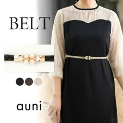 ベルト レディース ゴム 細い パール 簡単 お呼ばれ ウエストマーク パーティー 結婚式 バックル フォーマル フックタイプ god184