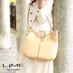 トートバッグ レディース A4収納 本革 牛革 レザー lime 1812 ベージュ