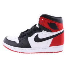 NIKE (ナイキ) WMNS AIR JORDAN 1 RETRO HIGH SATIN BLACK TOE ウィメンズ エアジョーダン1 サテン ブラックトゥ ハイカットスニーカー US10.5/27.5cm CD0461-016のサムネイル