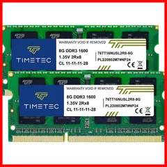 【特価】Timetec タイムテック Hynix IC ノートPC用メモリ DDR3L 1600Mhz 8GB x 2枚 (16GB) PC3-12800/PC3L-12800 204 Pin 1.35V