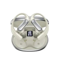 新品 ワイヤレス イヤホン bluetooth 「新設計耳掛け式 ワイヤレスイヤホン」 骨伝導の革新 空気伝導 快適装着感 ランニング AAC対応 耳を塞がない/3Dオーディオ/ ENC通話ノイキャン/ 48時間連続再生/ Type-C急速充電/ IPX7防水