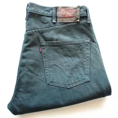 00s メキシコ製 Levi'sリーバイス 501 後染め ブラック デニムパンツ フェード W38 L29★SDP3905 ジーンズ ストレート ビッグサイズ