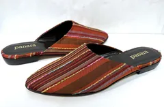 ■36.5■37■38◆イタリア製 panara｜パナラ  フラットミュール サンダル 靴 KWY