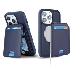 Ｈａｖａｙａ iPhone 15 Proケース MagSafe iphone15 pro ケース スマホケース マグセーフ 耐衝撃 レザー 背面カード収納 分離式 ワイヤレス充電対応(アイホン15 プロ/アイフォン15 プロ/あいふぉん15pro通用 6.1イ