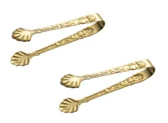 シュガートング 真鍮製  角砂糖掴み フランス19c末   値下げしました シュガートング お砂糖つかみ 角砂糖用 - soracoya（空小屋）