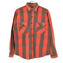 【OSHKOSH】90s バッファローチェック フランネルシャツ長袖シャツ