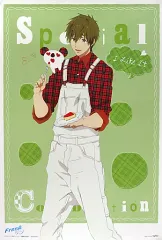 Free　喫茶イワサメ カフェ　コースター3点セット　七瀬遙　パルコ　PARCO Free! 喫茶イワサメ パルコアラ コラボ 特典 コースター 竜ヶ崎