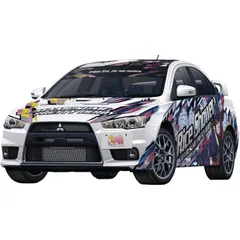 アオシマ プラモデル 1/24 痛車 No.3 ウマ娘 プリティーダービー Ver.2 CZ4A ランサーエボリューションX ファイナルエディション `15 ミツビシ