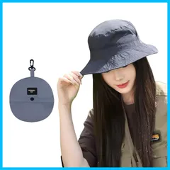 旅行 自転車 通勤 散歩 サイズ調整可能 小顔効果 通気速乾 アウトドア バケットハット 日除け帽子 サファリハット【折りたたみ収納一体・軽量・撥水加工】日焼け防止 レディース 帽子 UVカット [Nippaws]