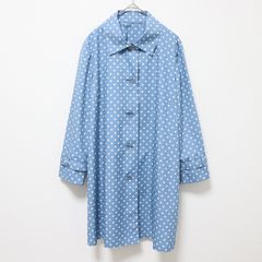 レリアン Leilian ナイロン コート ドット 総柄 薄手 [a879924n]