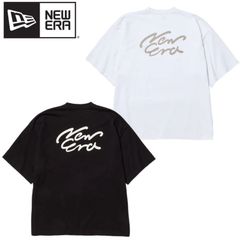 新品 NEWERA ニューエラ 正規品 半袖 Tシャツ ティーシャツ 半袖Tシャツ ロゴ 刺繍 プリント バックプリント コットン ユニセックス メンズ レディース 白 ホワイト 黒 ブラック 大きいサイズ M L LL 2L XXL 3L