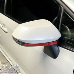 【松印】車種専用 ドアミラーステッカー トヨタ カローラスポーツ ZWE211H ZWE213H ZWE219H NRE210H NRE214H MZEA12H ハイブリッド