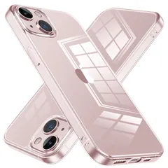 【在庫セール】NIMASO ケース iPhone13mini 用 クリアカバー iphone13ミニ 対応 強化ガラス背面 耐衝撃 傷防止 ワイヤレス充電対応 NSC21I323