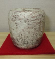 送料込【逢絢亭】茶道具 水指 瀬戸焼 萩釉 曜変水指 耳付 味下隆司 共箱入り Amazon｜【逢絢亭】茶道具 水指 瀬戸焼 萩釉 曜変水指 耳付 味下