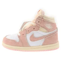 NIKE (ナイキ) AIR JORDAN1 RETRO HIGH OG TD エアジョーダン1 ウォッシュドピンク ハイカットスニーカー キッズ ピンク/ホワイト 7c/13cm FD2598-600