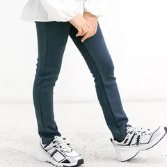 Bee【クーポン利用で20％OFF♪】ストレッチパンツ◇Nネイビー◇韓国子供服 韓国子ども服 韓国こども服 キッズ 女の子 ガールズ 100 110 120 130 140 150